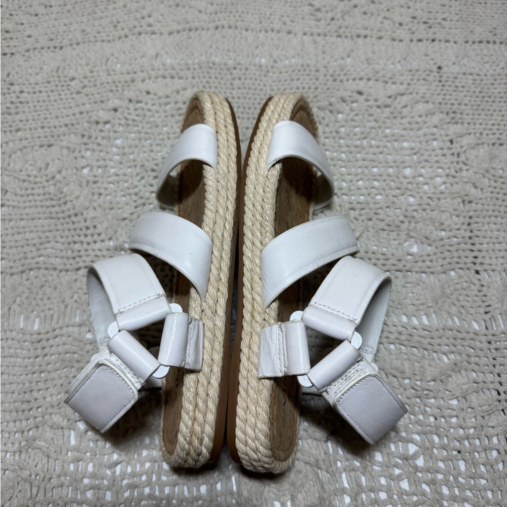 Vince White Strap Sandals Size 6.5 - Picture 3 of 6